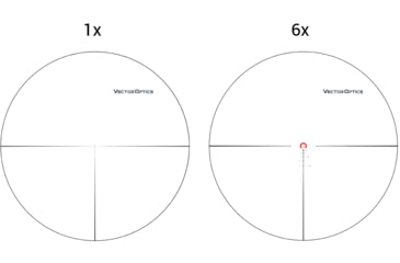 Image of Vector Optics Continental 1-6x28mm Rifle Scope, 34mm, FFP, VCT-BNW, Nitrogen Purged, Black, SCFF-31
