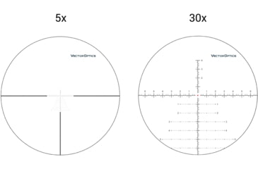Image of Vector Optics Continental 5-30x56mm Rifle Scope, 34mm, FFP, VCT-34FFP, Nitrogen Purged, Black, SCFF- 30
