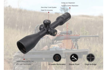 Image of Vector Optics Continental x6 3-18x50 ARI Riflescope, 30mm Tube, 0192687279098