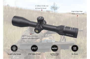Image of Vector Optics Continental x6 3-18x50 ARI Riflescope, 30mm Tube, 0192687279098