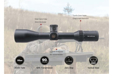 Image of Vector Optics Continental x6 3-18x50 ARI Riflescope, 30mm Tube, 0192687279098