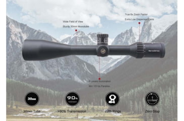 Image of Vector Optics Continental x6 5-30x56 Zero Stop Tactical Riflescope, 30mm Tube, Second Focal Plane, 0192687270415