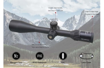 Image of Vector Optics Continental x6 5-30x56 Zero Stop Tactical Riflescope, 30mm Tube, Second Focal Plane, 0192687270415