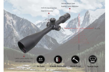 Image of Vector Optics Continental x6 5-30x56 Zero Stop Tactical Riflescope, 30mm Tube, Second Focal Plane, 0192687270415