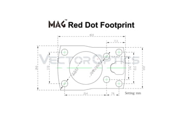 Image of Vector Optics Frenzy-S MIC 1x17x24mm Red Dot Sight, 3MOA, Matte, Black, SCRD-43