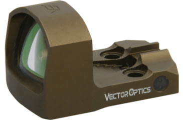 Image of Vector Optics Frenzy-S MIC 1x17x24 Red Dot Sight, 3MOA, FDE Matte, Chorme, SCRD-53