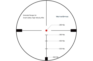 Image of Vector Optics Hugo 3-12x44 GT, Secong Focal Plane, 1inch Tube, Turkey Rifle Scope, Black, SCOM-31