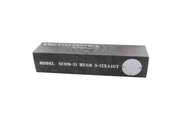 Image of Vector Optics Hugo 3-12x44 GT, Secong Focal Plane, 1inch Tube, Turkey Rifle Scope, Black, SCOM-31