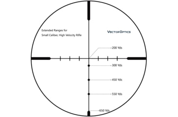 Image of Vector Optics Hugo 3-12x44mm, Secong Focal Plane, 1inch Tube, Turkey Rifle Scope, Black, SCOM-30