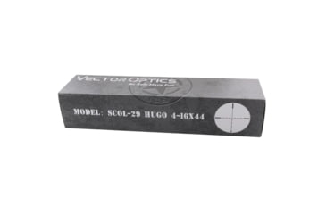 Image of Vector Optics Hugo 4-16x44mm, 1inch Tube, Second Focal Plane, VOW-10BDC Reticle Rifle Scope, Black, SCOL-29