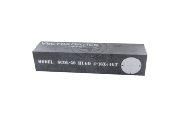 Image of Vector Optics Hugo 4-16x44mm GT, 1 inch Tube, Second Focal Plane, Etched Glass BDC Reticle Rifle Scope, Black, SCOL-30