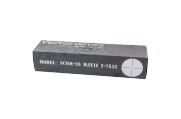 Image of Vector Optics Matiz 2-7x32mm Rifle Scope, 25.4 mm, SFP, Duplex, Nitrogen Purged, Black, SCOM-26
