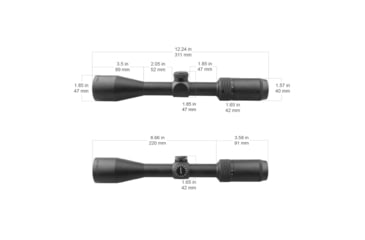 Image of Vector Optics Matiz 3-9x40mm Rifle Scope, 25.4 mm, SFP, Duplex, Nitrogen Purged, Black, SCOM-27