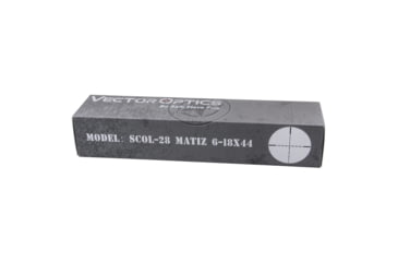 Image of Vector Optics Matiz 6-18x44mm, Secong Focal Plane, 1inch Tube, Turkey Rifle Scope, Black, SCOL-28