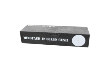 Image of Vector Optics Minotaur GenII Rifle Scope, 12-60x60mm, 34mm Tube, SFP, Etched Glass VETD-LR Reticle, Matte, Black, SCOL-37