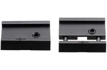 Image of Vector Optics Mount Adapter, 3/8in Dovetail, 7/8in Weaver, 1in Long, 0.2in Height, 1 Pair, Black, SCRA-06B