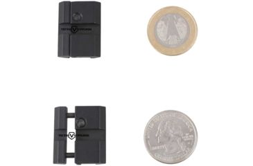 Image of Vector Optics Mount Adapter, 3/8in Dovetail, 7/8in Weaver, 1in Long, 0.2in Height, 1 Pair, Black, SCRA-06B