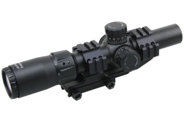 Image of Vector Optics Mustang Rifle Scope, 1-4x24mm, 30mm Tube, FFP, Etched Glass M-4RD Reticle, Matte, Black, SCFF-36