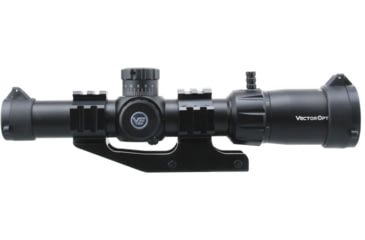 Image of Vector Optics Mustang Rifle Scope, 1-4x24mm, 30mm Tube, FFP, Etched Glass M-4RD Reticle, Matte, Black, SCFF-36
