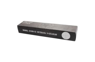 Image of Vector Optics Outback Rifle Scope, 3-12x40mm, 25.4mm Tube, Mil-Dot Reticle, Black, OPSL29