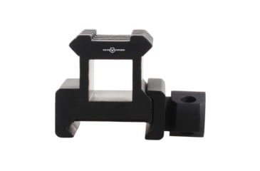 Image of Vector Optics Riser Mount Rail, Picatinny, 0.83in Height, 1.6in Long, 3 Slots, 6063-T6, Black, SCRA-59