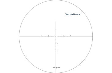Image of Vector Optics Sentinel-X 10-40x50mm, Center Dot Airgun Etched glass, COM-25M Reticle Rifle Scope, Black, SCOL-34