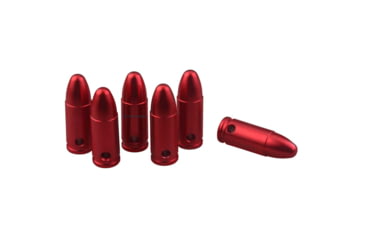 Image of Vector Optics Snap Caps, Pistol, 9mm Luger, 6 Rounds/ Pack, w/ Sling, Red, SCSC-04