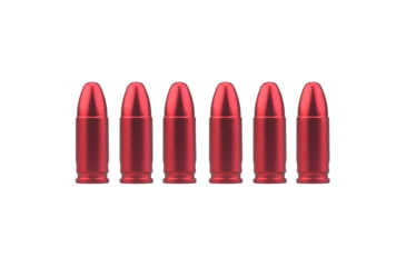 Image of Vector Optics Snap Caps, Pistol, 9mm Luger, 6 Rounds/ Pack, w/ Sling, Red, SCSC-04