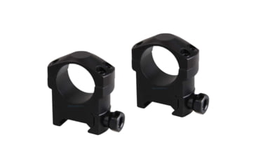 Image of Vector Optics Tactical Rifle Scope Rings, 1in Tube, Picatinny/ Weaver, 25.4mm Height, 6063-T6, Matte, Black, SCTM-37