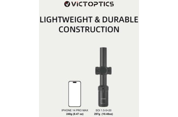 Image of Vector Optics SOI 1.5-5x20 Rifle Scope, Second Focal Plane