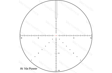 Image of Vector Optics Veyron IR Illuminated IR Rifle Scope, 4-16x44mm, 30mm Tube, FFP, Etched Glass MPR-V5 Reticle, Matte, Black, SCFF-38