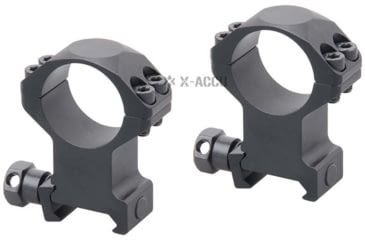 Image of Vector Optics X-Accu 25.4mm Picatinny Rings, 1.25in, Chorme, XASR-2502
