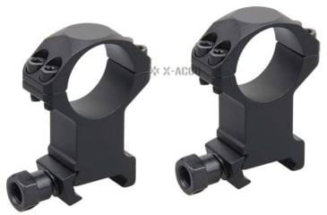 Image of Vector Optics X-Accu 25.4mm Picatinny Rings, 1.4in, Chorme, XASR-2503