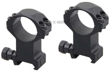 Image of Vector Optics X-Accu 25.4mm Picatinny Rings, 1.4in, Chorme, XASR-2503