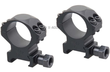 Image of Vector Optics X-Accu 25.4mm Picatinny Rings, 1in, Chorme, XASR-2501