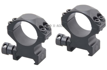 Image of Vector Optics X-Accu 25.4mm Picatinny Rings, 1in, Chorme, XASR-2501