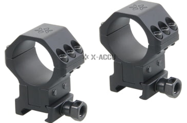 Image of Vector Optics X-Accu 30mm Adjustable Elevation Picatinny Rings, 40MOA, 1913 Picatinny Mount, Black Matte, Chorme, XASR-3040