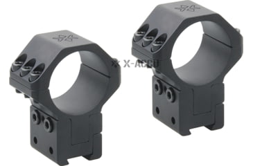 Image of Vector Optics X-Accu 30mm Adjustable Elevation Picatinny Rings, Dovetail Mount, Black Matte, Chorme, XASR-3045