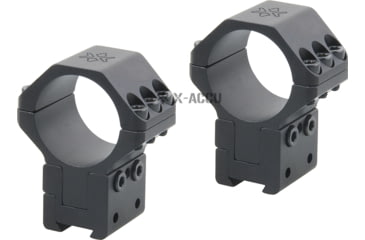 Image of Vector Optics X-Accu 30mm Adjustable Elevation Picatinny Rings, Dovetail Mount, Black Matte, Chorme, XASR-3045