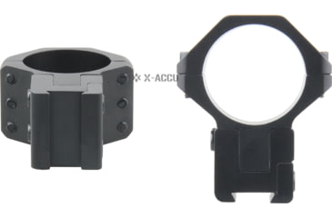 Image of Vector Optics X-Accu 30mm Adjustable Elevation Picatinny Rings, Dovetail Mount, Black Matte, Chorme, XASR-3045