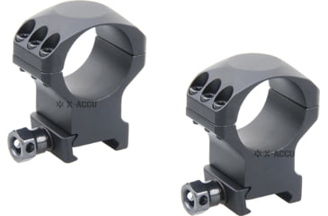 Image of Vector Optics X-Accu 30mm Picatinny Rings, 1.25in, Medium Profile, Chorme, XASR-3002