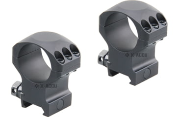 Image of Vector Optics X-Accu 30mm Picatinny Rings, 1.25in, Medium Profile, Chorme, XASR-3002