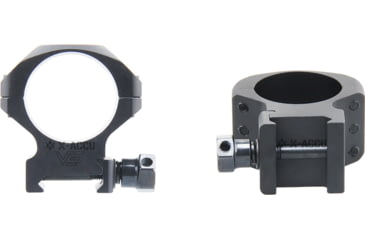 Image of Vector Optics X-Accu 30mm Picatinny Rings, 1in, Low Profile, Chorme, XASR-3001