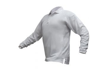 Image of Vertx Men's Coldback Long Sleeve Polo Shirt, White, Size 2XL VTX4020WHP-2XL