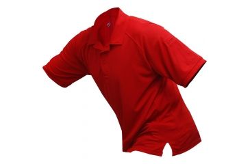 Image of Vertx Men's Coldblack Short Sleeve Polo Shirt, Red, Size Large VTX4000RDP-LARGE