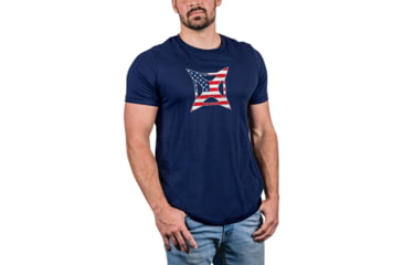 Image of Vertx Patriot Logo Tee T-Shirt - Mens, Blue, Small, F1 VTX9040 NA SMALL