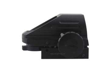 Image of VictOptics Red Dot Sight, 1x, 22x33mm Objective Window, 4 Reticles, 6061-T6, Black, RDSL03