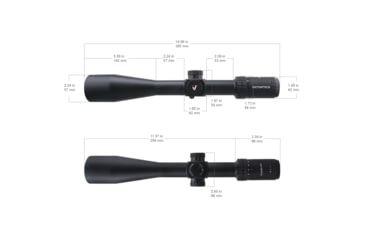 Image of VictOptics S4 6-24x50 Riflescope, 30mm Tube, First Focal Plane, Black, OPFF-02