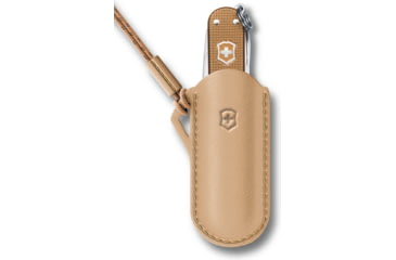 Image of Victorinox Classic Leather Pouch Wet Sand