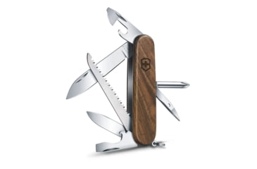 Image of Victorinox Hiker Wood Swiss Army Pocket Knife, Walnut, 91mm, 1.4611.63-X1